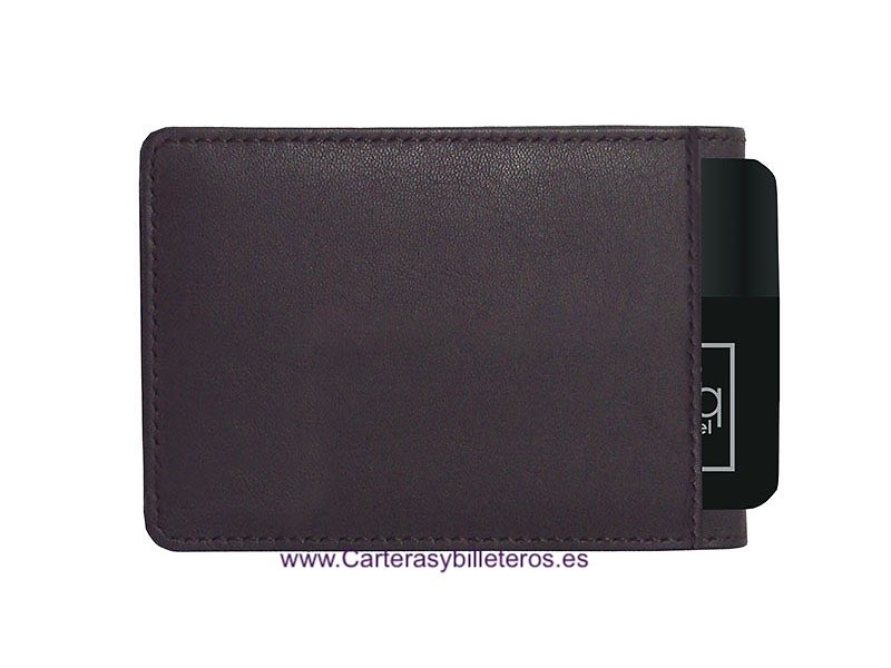MINI MEN'S WALLET IN VERY COMPLETE NAPA LEATHER 