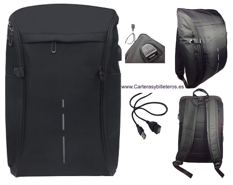 MINIMALIST DESIGN URBAN BACKPACK WITH USB PORT 