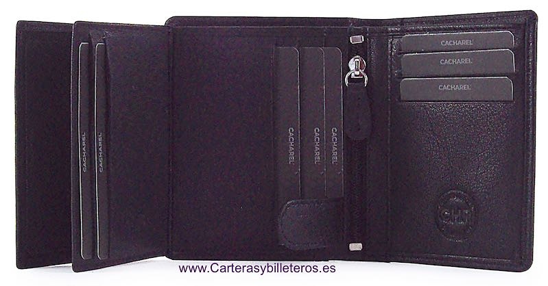 NAPALUX LEATHER CACHAREL WALLET 13 CARD 
