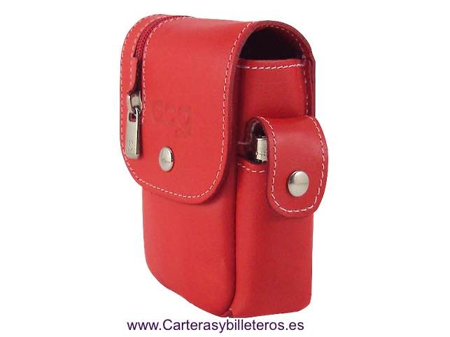 Portasigarette e porta accendino in Pelle Per Fumatori Accessori da Viaggio 3 modelli Brown leather Portasigarette e porta accendino in Pelle Per Fumatori Accessori da Viaggio 3 modelli Brown leather