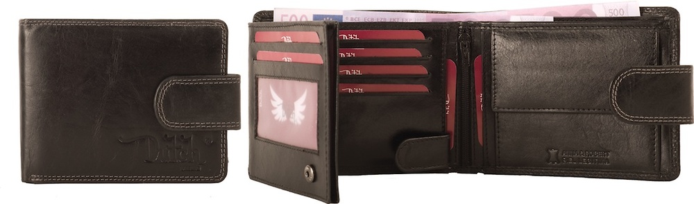 PORTFOLIO WALLET LEATHER TYPE LEATHER OF THE BRAND DUTH 