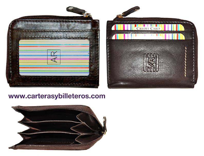 PURSE WITH TRIPLE CARD ALL SKIN. 