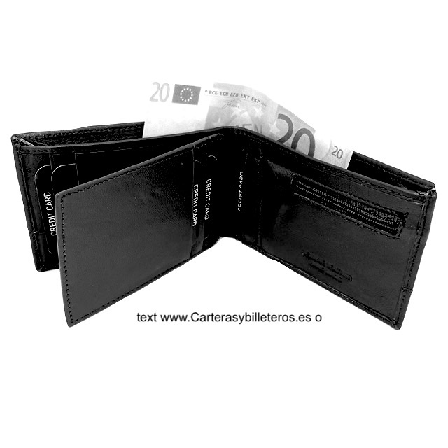 SMALL LEATHER MEN'S PURSE WALLET 