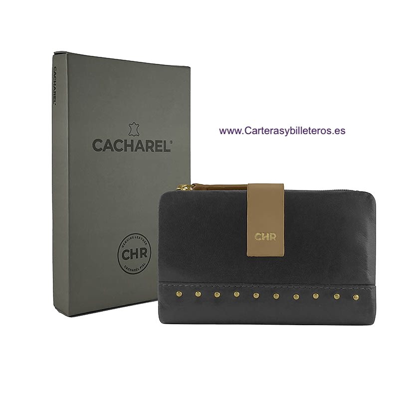 SMALL LEATHER WALLET WALLET FOR WOMEN BRAND CACHAREL 