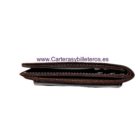 SMALL LEATHER WALLET WITH OUTSIDE PURSE CUBILO 5 colors - NEW - 