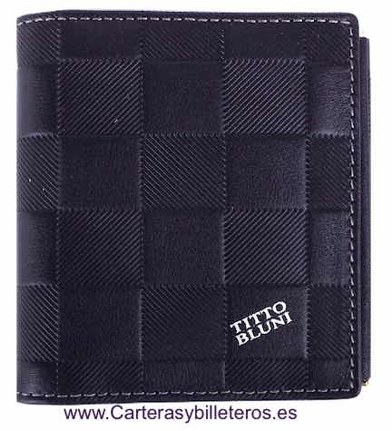 TITTO BLUNI WALLET WITH CLIP FOR BANKNOTES WITH PURSE 