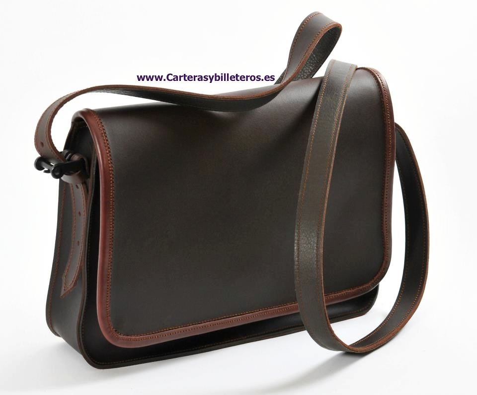 UNISEX OILED LEATHER BAG WITH LEATHER TOP AGED 