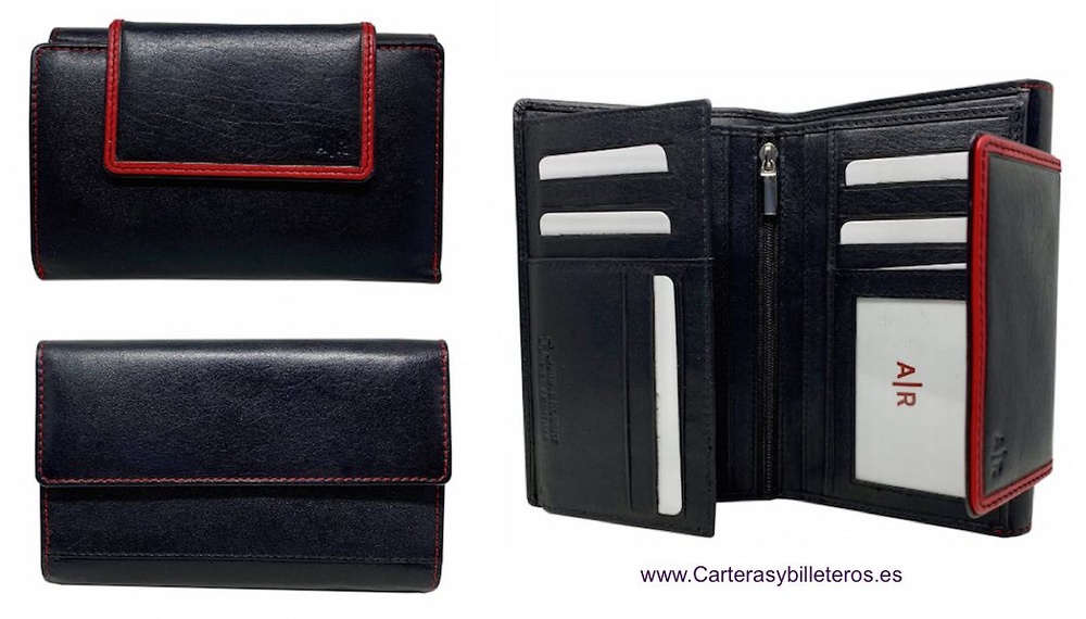 WALLET CARD WITH LEATHER PURSE NAPALUX 