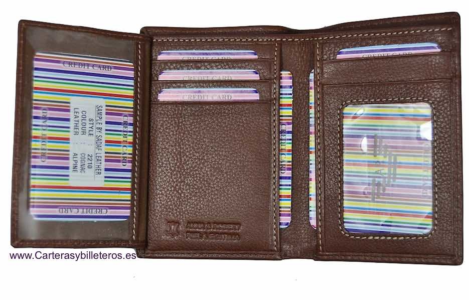 WALLET LEATHER PORTFOLIO OF HIGH QUALITY BEEF 