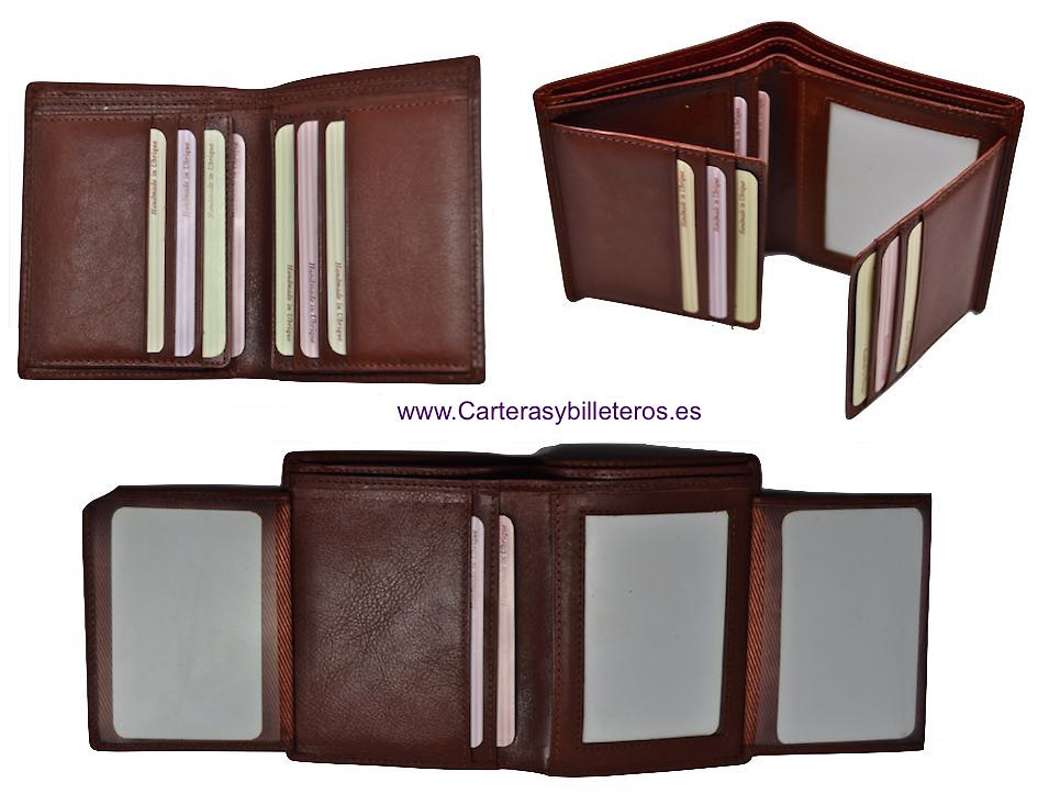 WALLET MAN CARDFOLDER AND BILLFOLD EXTRA-FINE QUALITY SKINE 