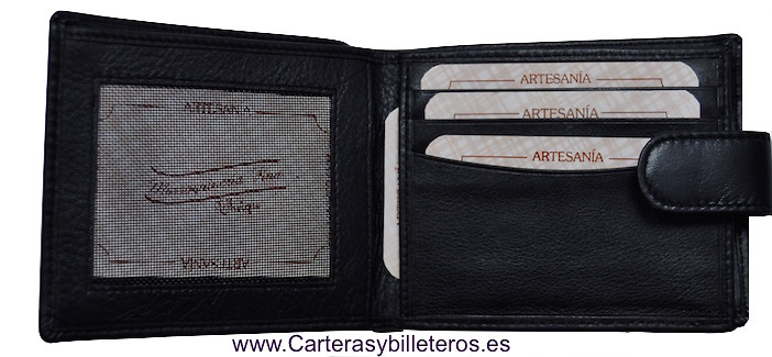 WALLET MAN CARDFOLDER AND BILLFOLD EXTRA-FINE QUALITY SKINE 