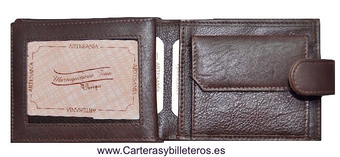 WALLET MAN CARDFOLDER AND BILLFOLD EXTRA-FINE QUALITY SKINE 