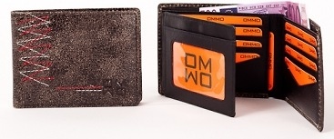 WALLET MAN WITH EFFECT WEAR IN LEATHER TYPE AMERICAN FACT OF SKIN 