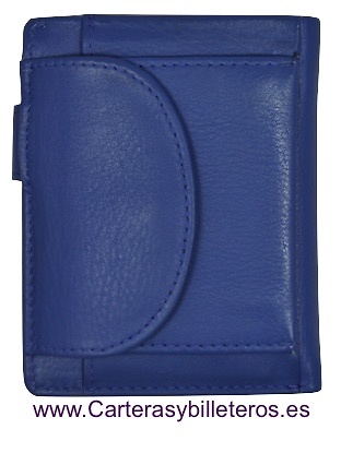 WALLET MENS LEATHER NAPA LUX WITH CLOSURE 