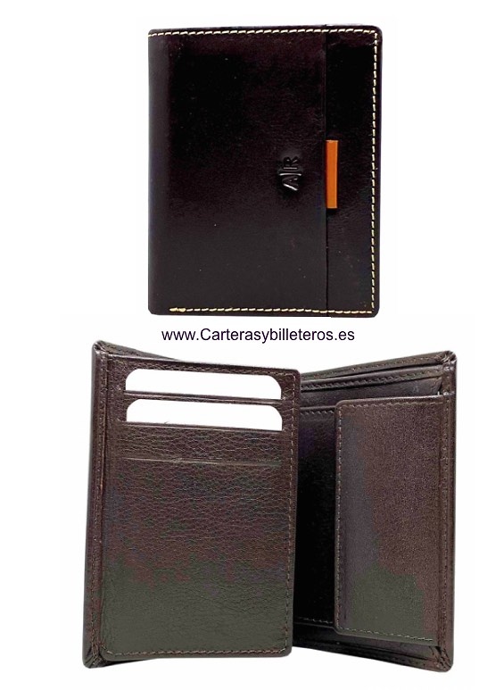 WALLET MEN'S LEATHER WITH PURSE SUMUM BRAND AR 