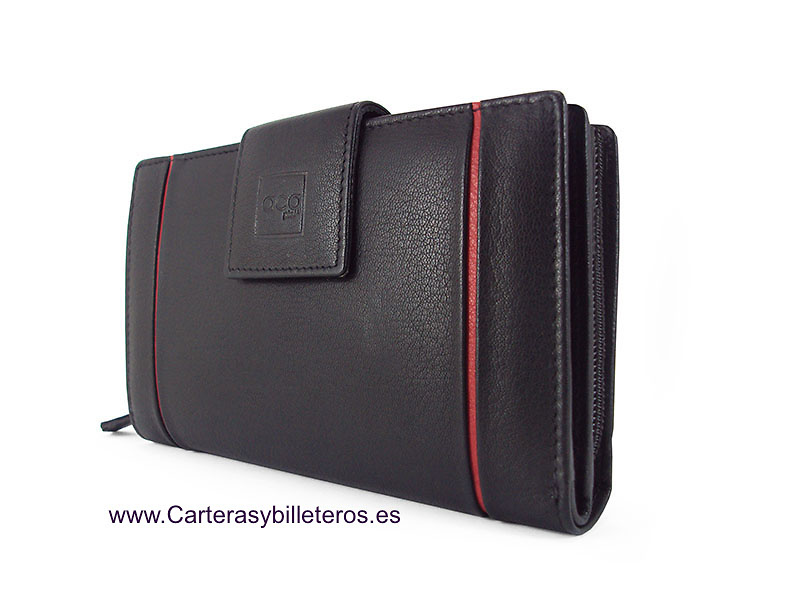 WALLET NAPA LEATHER WOMAN OF GREAT QUALITY WITH PURSE 
