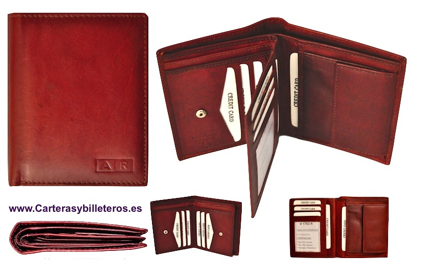 WALLET OF LEATHER WITH PURSE FOR MAN 