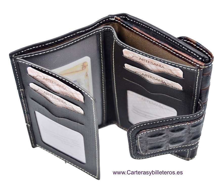 WALLET OF WOMAN SKIN OF COCO MADE IN SPAIN HANDCRAFT 