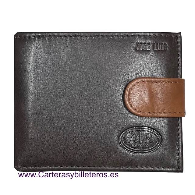 WALLET WITH HIDDEN BILLFOD MADE IN LEATHER WITH PURSE 