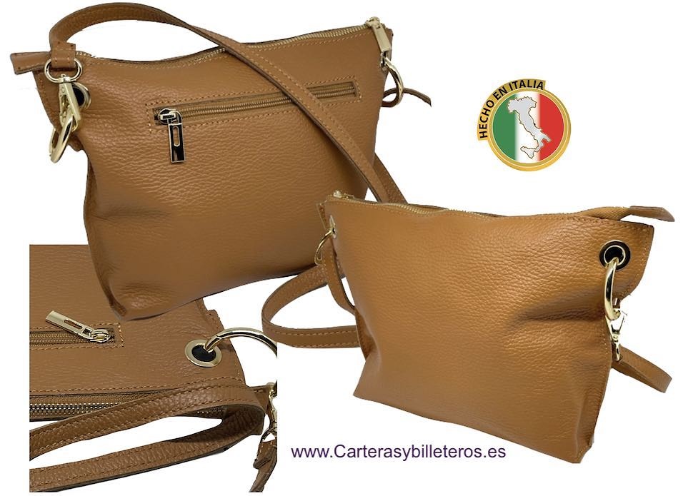 WOMEN'S BAG IN QUALITY PEED LEATHER MADE IN ITALY MEDIUM 