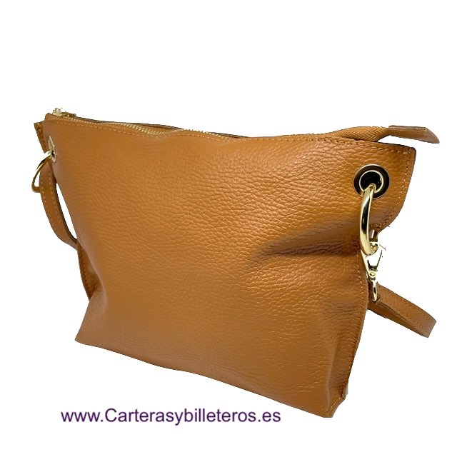 WOMEN'S BAG IN QUALITY PEED LEATHER MADE IN ITALY MEDIUM 