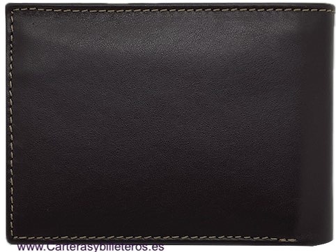 WOMEN'S SMALL LEATHER TITTO BLUNI WALLET 7 CARDS 