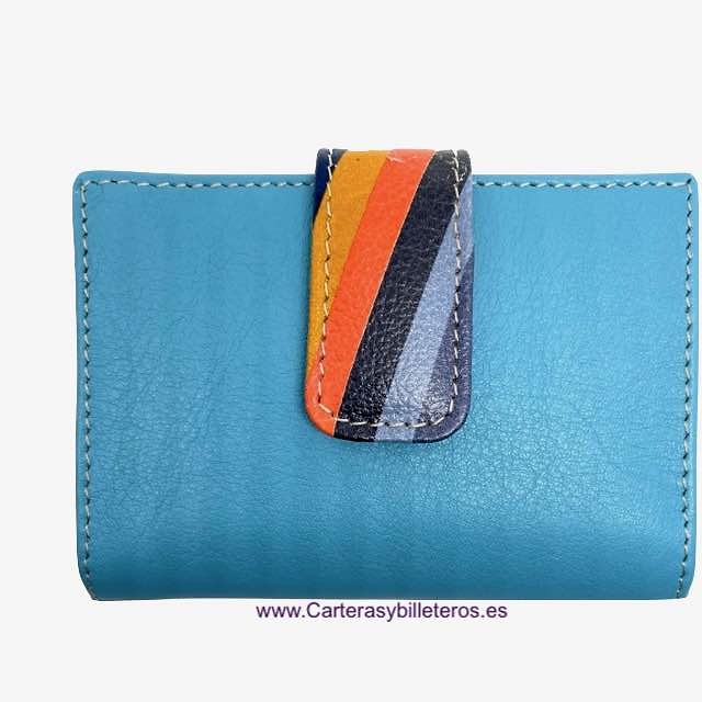 WOMEN'S SMALL LEATHER WALLET WITH EXCLUSIVE DESIGN 