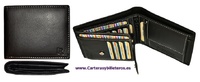 BEEF LEATHER BILLFOLD WALLET PORTFOLIO OF HIGH QUALITY