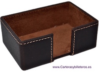 BOX cCARD HOLDER MADE IN LEATHER