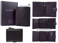 DOUBLE NAPALUX  LEATHER CACHAREL CARD HOLDER 13 CARD