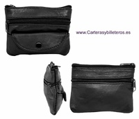 ECONOMICAL LEATHER PURSE WITH 4 POCKETS