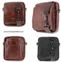 HANDBAG FOR MEN WITH LEATHER WITH SHOULDER AND WAIST