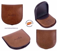 LEATHER HEEL PURSE WITH TITTO BLUNI POCKET 