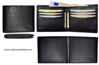 LEATHER WALLET CARD FROM UBRIQUE (SPAIN) ULTRA-THIN BRAND CUBILO
