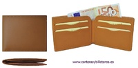 LEATHER WALLET CARD HOLDER MADE IN UBRIQUE IN SPAIN