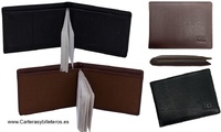 LUXURY LEATHER WALLET CARD DOUBLE STICHING