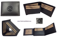 MAN CARDFOLDER BRAND BLUNI TITTO MAKE LUXURY LEATHER MADE IN SPAIN