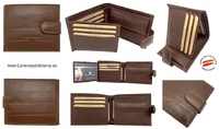 MAN WALLET BRAND BLUNI TITTO MAKE IN LUXURY LEATHER  OLIMPO