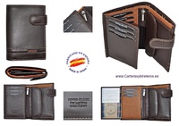 MAN WALLET BRAND BLUNI TITTO MAKE IN LUXURY LEATHER WITH EXTERIOR CLOSED