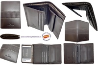 MAN WALLET WITH PURSE TITTO BLUNI IN LUXURY CARBON LEATHER