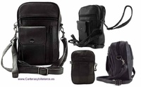 MAN'S CROSSBODY BAG WITH TRIPLE USE WHILE CARRYING HANDLE AND BELT LOOP