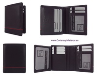 MEN'S WALLET SKIN CARDBOARD WITH LEATHER DECOR