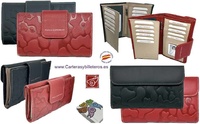 PAOLA DOMINGUÍN WOMEN'S WALLET IN LEATHER FROM UBRIQUE WITH LARGE CARD HOLDER AND COIN PURSE