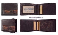 SMALL MAN'S LEATHER WALLET WITH WALLET CARD HOLDER