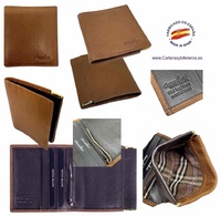 TITTO BLUNI WALLET WITH CLIP FOR BANKNOTES WITH PURSE LEATHER