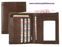 WALLET LEATHER MAN WITH BILLFOLD