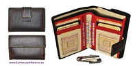 WALLET  WOMEN BEEF LEATHER AND STITCHING OF MEDIUM COLORS