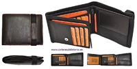 WALLETS WITH ELASTIC CLOSURE WITH LEATHER PURSE