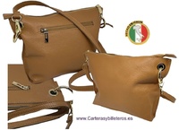 WOMEN'S BAG IN QUALITY PEED LEATHER MADE IN ITALY MEDIUM